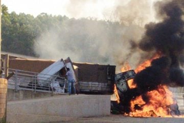 Engavetamento deixa mortos e feridos na BR-381 em Nova União