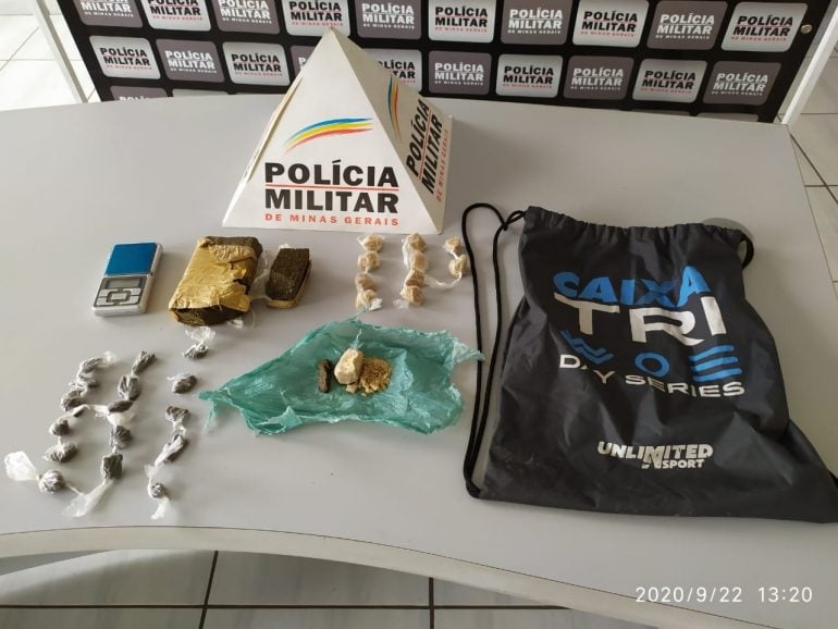 PM apreende drogas em escola estadual de Itabira