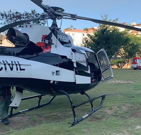 Criança picada por escorpião é transferida de helicóptero para BH