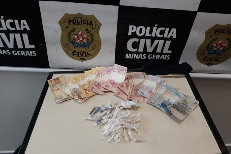 Polícia Civil prende suspeito de tráfico de drogas em Itabira