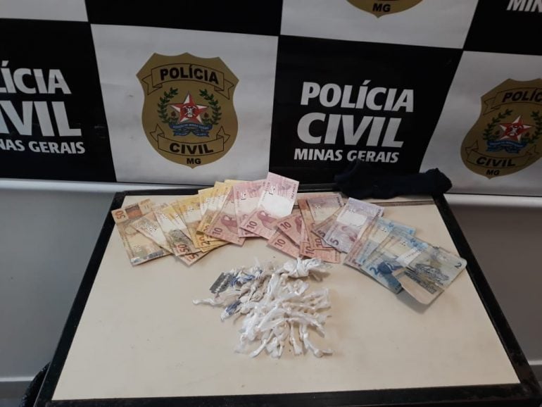 Polícia Civil prende suspeito de tráfico de drogas em Itabira