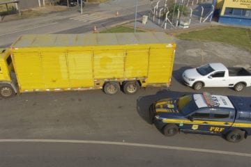 PRF apreende carga de bebidas avaliada em R$ 140 mil