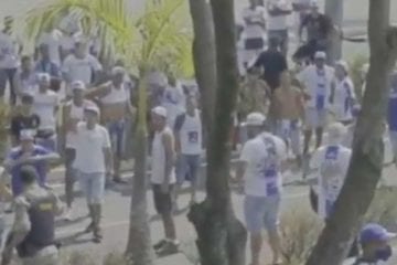 Cruzeiro: integrantes de torcida organizada invadem a Toca da Raposa II