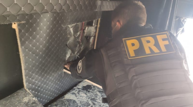 PRF apreende carga de drogas avaliada em 6 milhões de reais