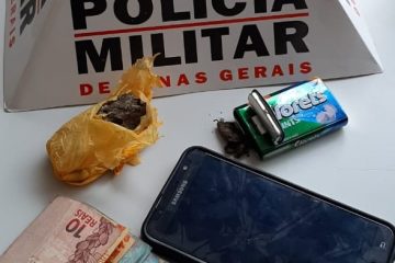 Suspeitos de tráfico são presos pela Polícia Militar em Itabira