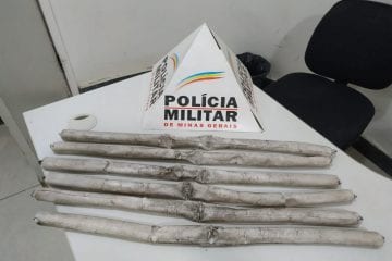 PM apreende bananas de dinamites na rodovia MGC-120