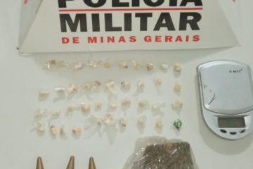 Militares apreendem cocaína, crack e maconha no Gabiroba