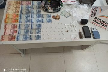 PM prende suposta vítima de roubo por tráfico de drogas