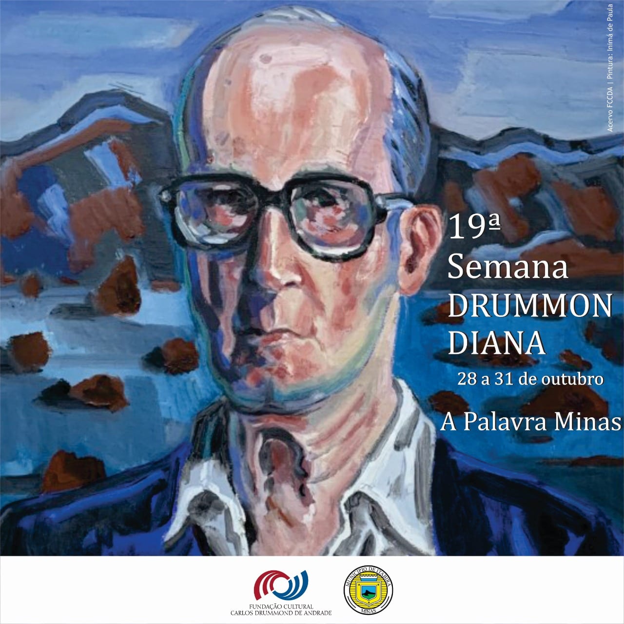 FCCDA celebra 19ª Semana Drummondiana com programação on-line