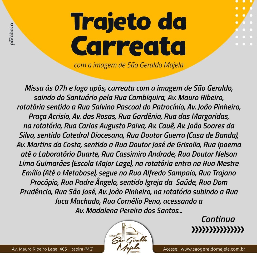 c97bae20-b01b-4131-98b1-65df7b0bf82d São Geraldo Majela