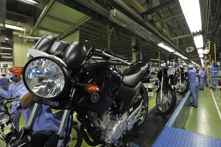 Produção de motocicletas cai 13,2% em 2020