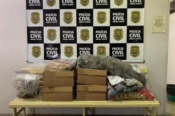 Policia Civil de Minas Gerais incinera drogas em João Monlevade