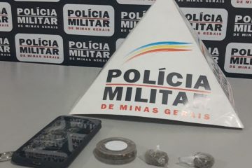 Polícia Militar prende em flagrante suspeito de traficar drogas em Bela Vista de Minas