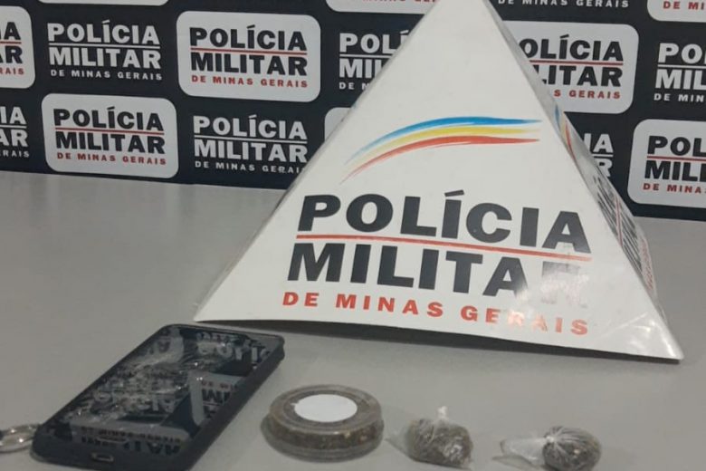 Polícia Militar prende em flagrante suspeito de traficar drogas em Bela Vista de Minas