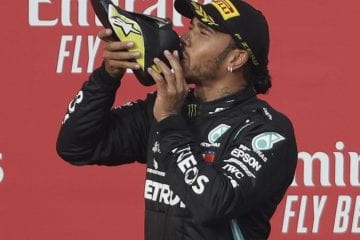 Hamilton ganha em Ímola e fica a uma corrida do hepta da Fórmula 1