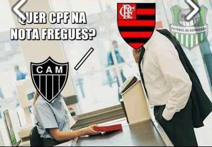 Zoação do Ibis e outros memes da goleada do Atlético sobre o Flamengo