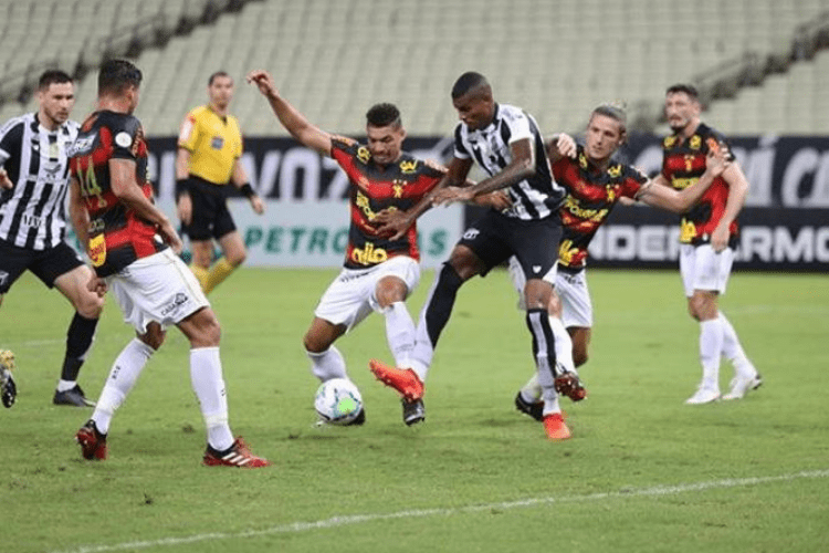 Desfalcado, Sport produz pouco ofensivamente e segura empate com o Ceará, no Castelão