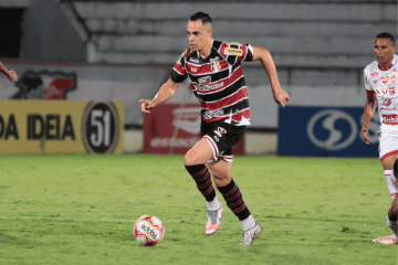 De volta ao time do Santa Cruz, Victor Rangel celebra bons jogos e participação em vitórias