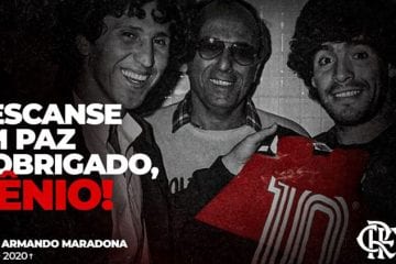 Clubes brasileiros homenageiam Diego Maradona