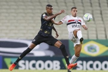 Em jogo com confusão do VAR, São Paulo empata com Ceará no Castelão
