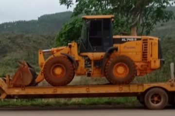 Pá Carregadeira é furtada durante a madrugada na zona rural de Itabira