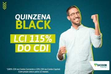 Sicoob Credimepi lança LCI a 115% do CDI na Quinzena Black