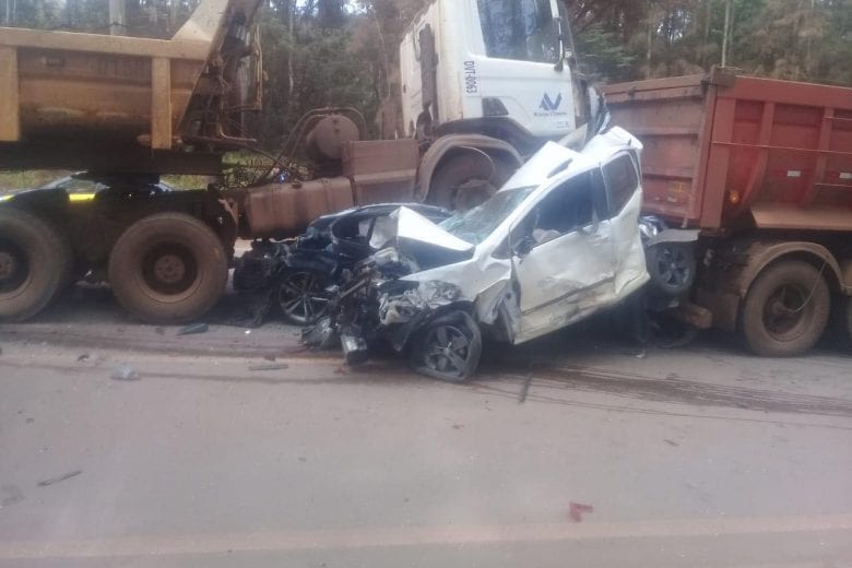 Acidente na BR-040 deixa um morto e quatro feridos