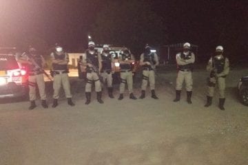 Policiais apreendem revólver durante Operação Impacto na MG-434