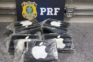 PRF apreende cocaína avaliada em mais de R$ 500 mil em ônibus
