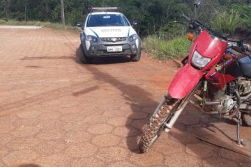 Motocicleta roubada na barragem Santana é encontrada no Campestre
