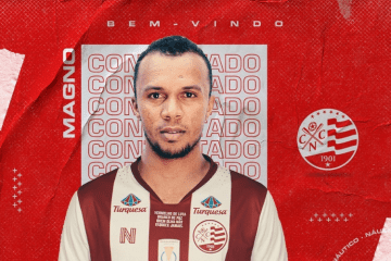 Náutico acerta com o atacante Magno para o restante do Campeonato Brasileiro da Série B