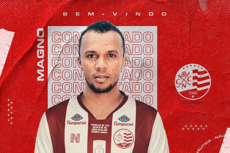 Náutico acerta com o atacante Magno para o restante do Campeonato Brasileiro da Série B