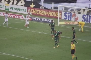 Santos e Palmeiras empatam e perdem chance de encostar nos líderes do Brasileiro