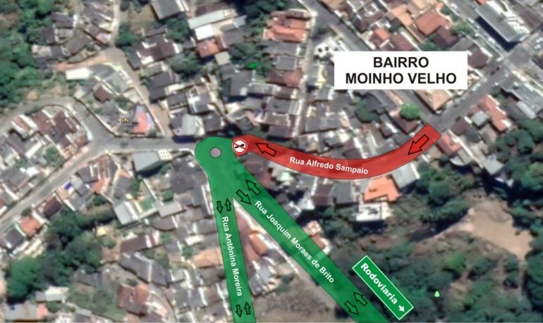 A partir de 2021, rua Alfredo Sampaio passará a ter mão única