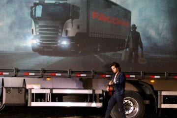 Luan Santana grava campanha com Facchini e faz homenagem aos caminhoneiros