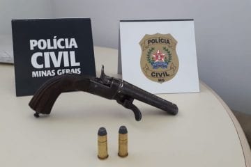Polícia Civil apreende garrucha calibre .44 no Pedreira
