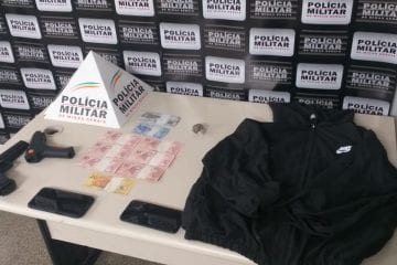 Polícia Militar prende suspeitos de assaltarem cliente de posto em Bela Vista de Minas