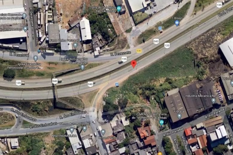 BR-040 será interditada para obras em Contagem, no sentido BH