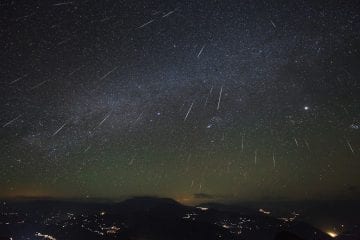 8 chuvas de meteoros poderão ser vistas nos próximo dias