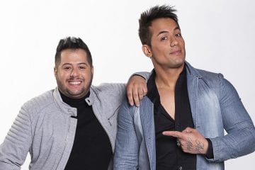 Hugo e Tiago e Amado Batista animam o Terra da Padroeira especial de Natal