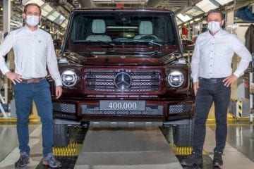 Mercedes-Benz Classe G atinge a marca de 400 mil unidades produzidas