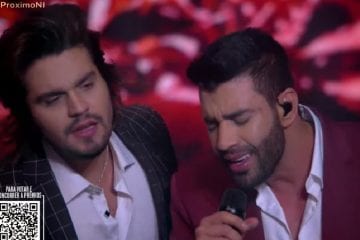 Após briga e rivalidade exposta, Luan Santana e Gusttavo Lima aparecem juntos em programa e chocam fãs