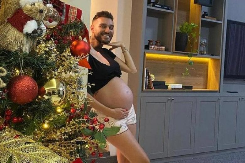 Lucas Lucco aparece grávido em foto polêmica e diverte fãs após expor drama da esposa