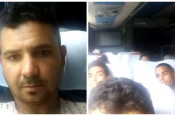 Passageiro gravou vídeo dentro do ônibus momentos antes de tragédia em Monlevade