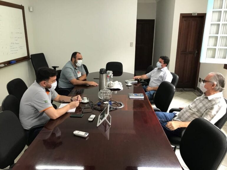 Visando fortalecer economia local; prefeito e vice visitam ArcelorMittal em Monlevade