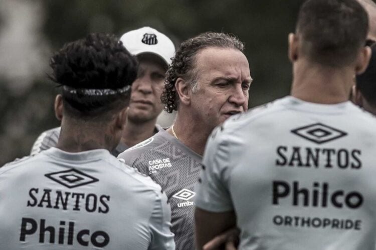 Desgaste preocupa Cuca, que pode descansar titulares do Santos no Ceará