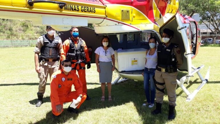 GRS Itabira recebe quase 10 mil doses da CoronaVac e da vacina de Oxford
