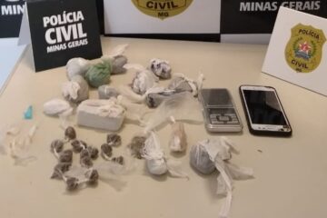 Adolescente é apreendido com grande quantidade de drogas em Itabira
