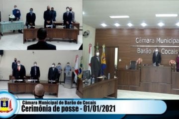 Décio é empossado em Barão de Cocais; Câmara já tem novo presidente