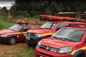 Bombeiros encontram duas vítimas do acidente na Ponta Torta